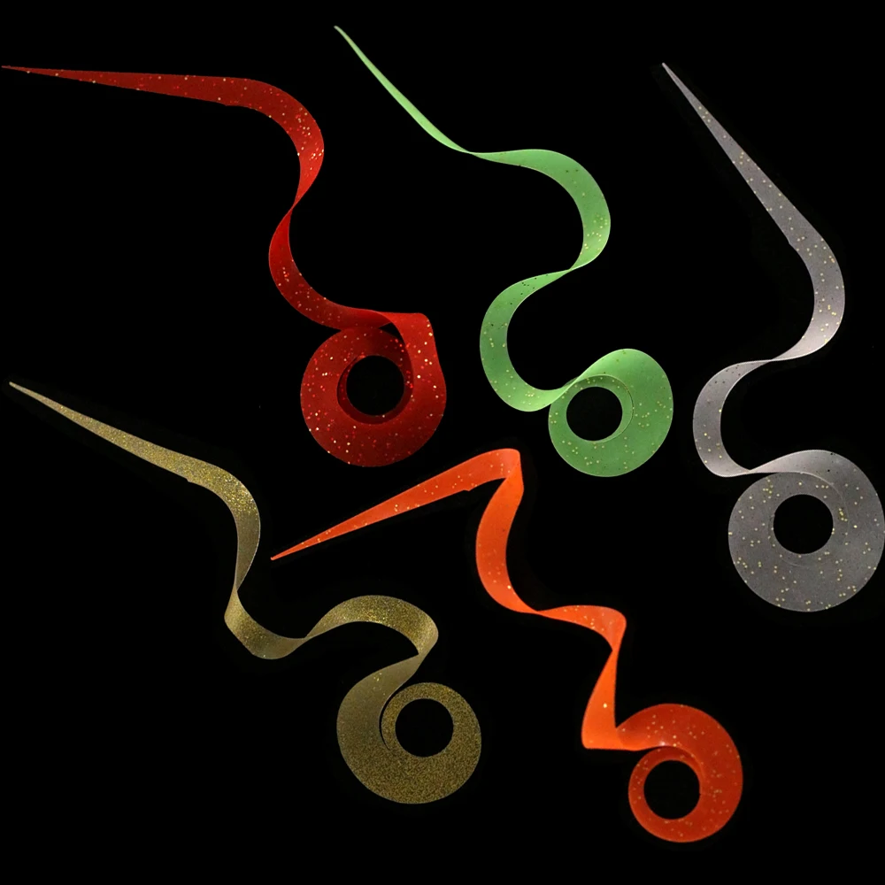 ICERIO 10 Uds faldas de silicona Streamer señuelos remolques Spinnerbait integrado Buzzbait plantilla de goma señuelos materiales de atado de moscas - imagen 4