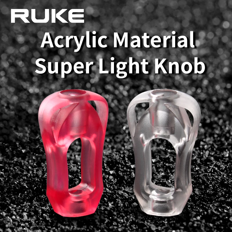 RUKE, 1 pieza, nuevo diseño, perilla acrílica, traje para carrete tipo D, 35 MM, súper ligero, 2,9 g, ajuste 7x4x2,5 MM, rodamiento, accesorio DIY - imagen 2