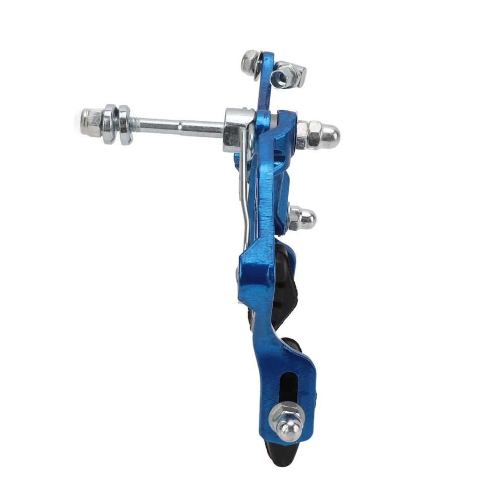 Pinza de freno de bicicleta de aleación de aluminio, freno delantero de motocicleta de doble pivote azul, accesorio ligero para ciclismo de montaña - imagen 2