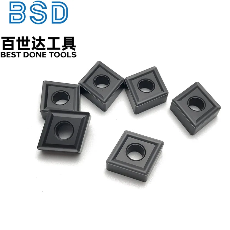 CNMG 120408   Herramientas de torneado externo Inserto de carburo CNMG 120404   Inserto de torneado CNC de carburo de tungsteno para acero inoxidable - imagen 3