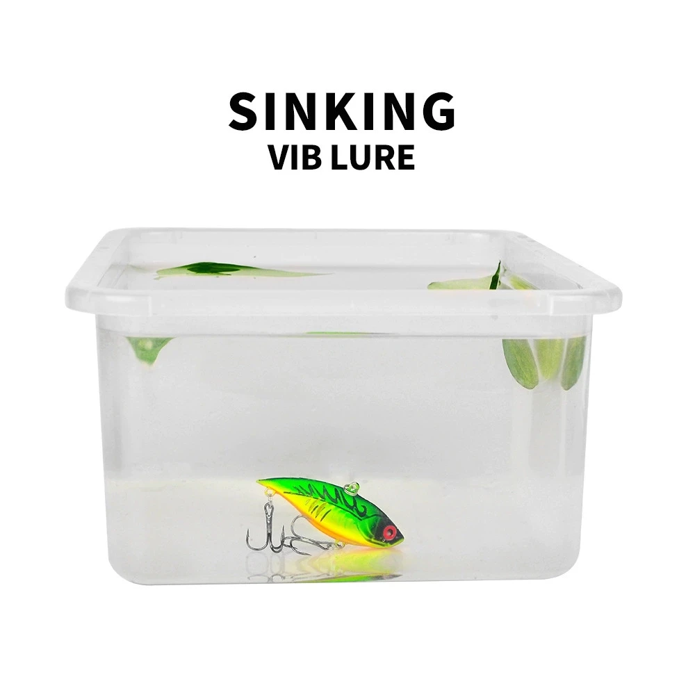 1 Uds Wobblers duros 6,5 cm 11g plástico VIB Señuelos de pesca cebo Artificial 6 #   Anzuelos triples, aparejos Crankbait que se hunden, tiro largo - imagen 5