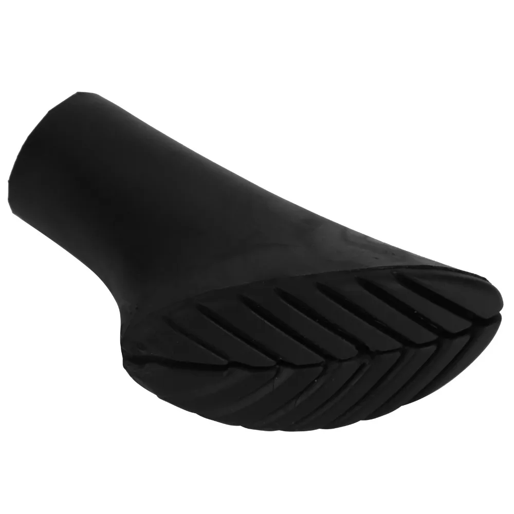 20 Uds. Protector de punta de bastón para caminar de 11mm de diámetro, puntas de bastón de senderismo de PVC negro, puntas de repuesto para bastón de senderismo para caminar al aire libre - imagen 3