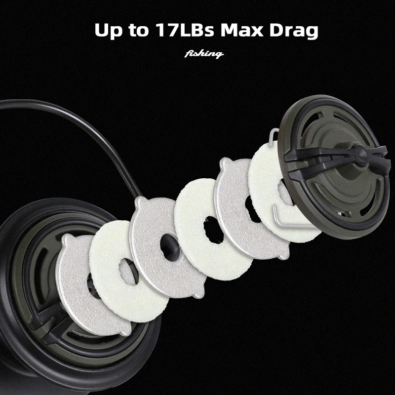 Carrete de pesca MIFINE FREE RUNNER TX 5 + 1BB 3000-6000 carrete giratorio ultraligero 5,1: 1 carrete de repuesto carrete de carpa de agua dulce y salada - imagen 5