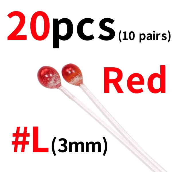 20pcs 3mm red