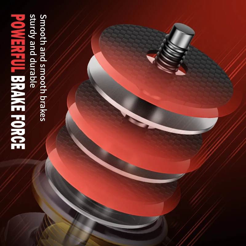 HJ-carrete de pesca de rodamiento suave y libre de óxido, sistema de arrastre, bobina de pesca de rueda giratoria de potencia máxima de 8Kg - imagen 4