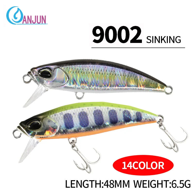 Wobbler minnow para trucha – Señuelo hundible - imagen 2