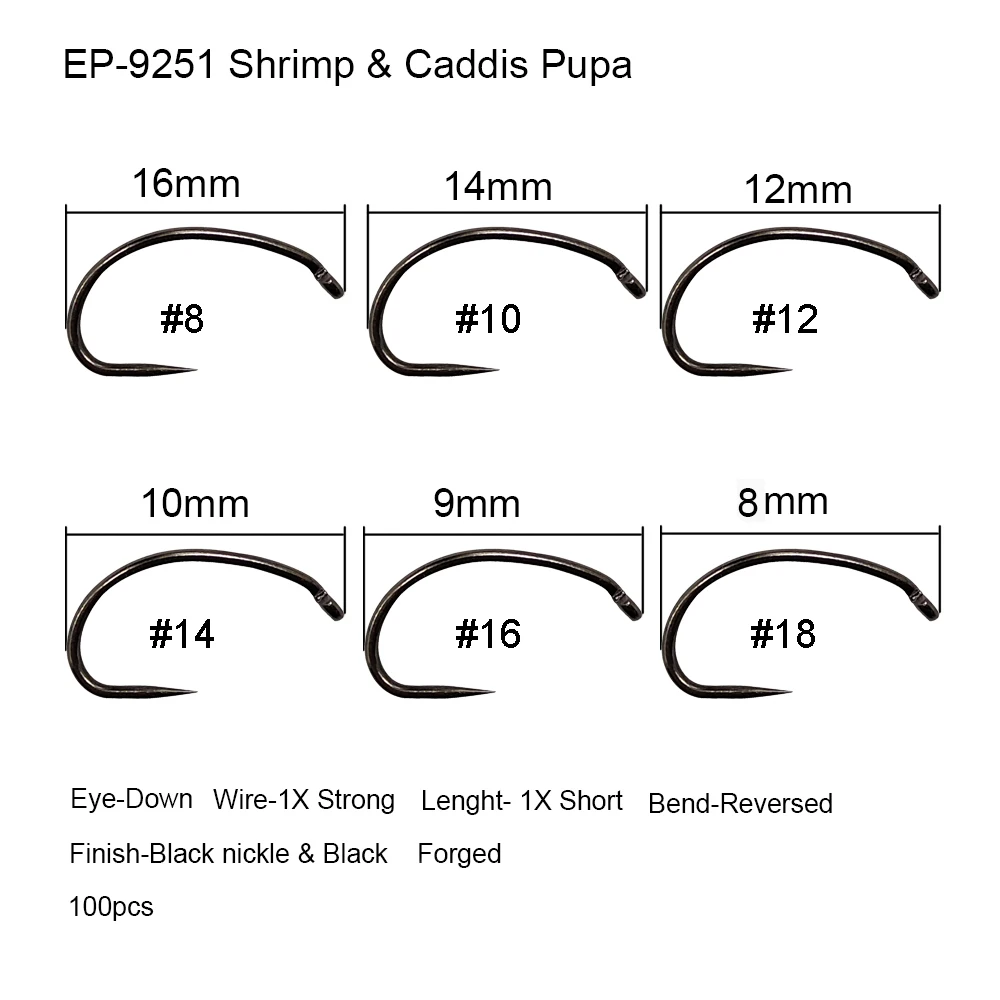 Shirmp fly hook 9251