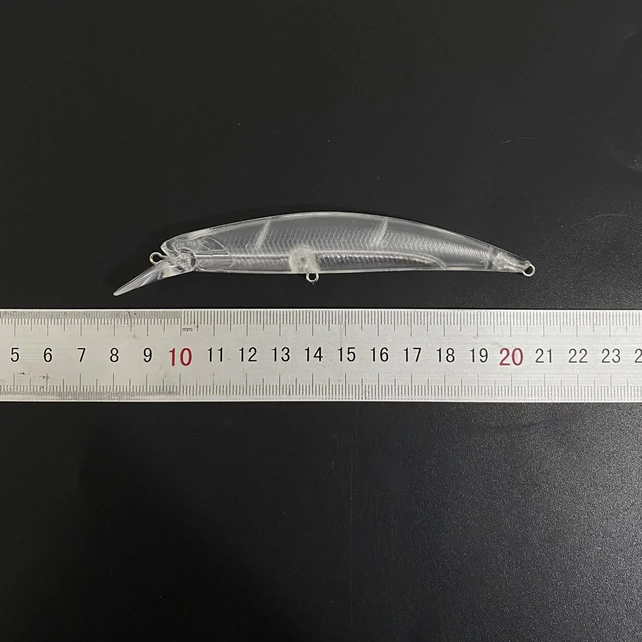 50 Uds 110mm 24,3g pececillo sin pintar cuerpo en blanco hundimiento cebo Artificial agua salada lubina señuelo Pesca Isca cebo duro Minnow en blanco 9051 - imagen 4