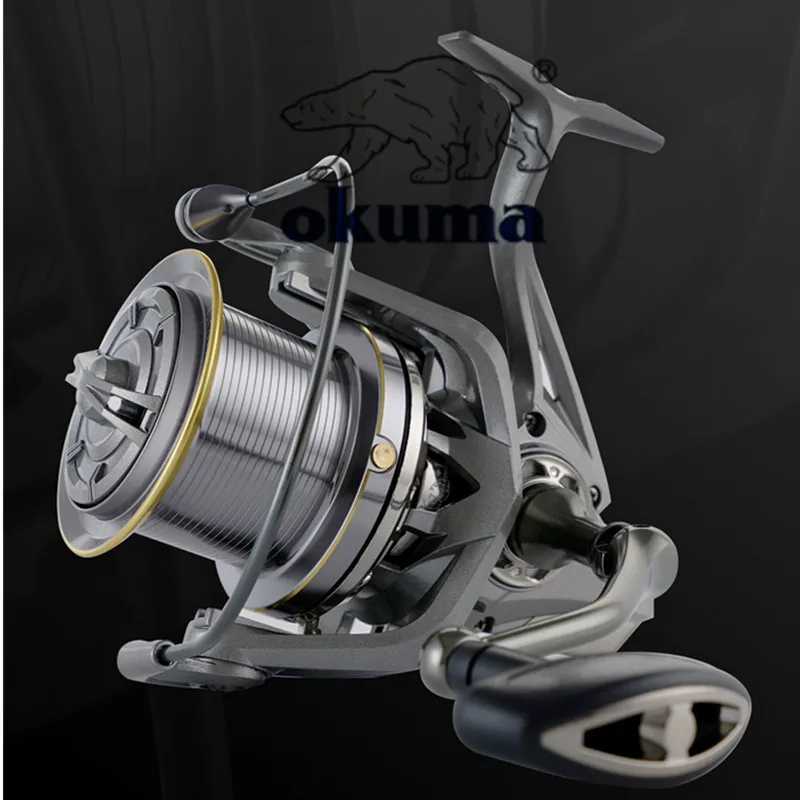 Okuma Carrete Spinning 14000 – 20KG arrastre para mar y río - imagen 5