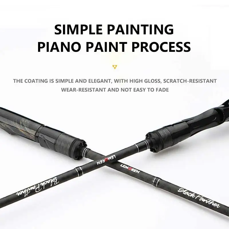 Mavllos BPL caña de pescar giratoria de lubina 1,98 M/2,1 M señuelo 2-10g línea 2-8lb punta L rápida guía FUJI caña de pescar de carbono ligera - imagen 2