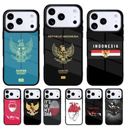 Funda mapa Indonesia bandera – iPhone 13 14 15 16 17 Pro Max