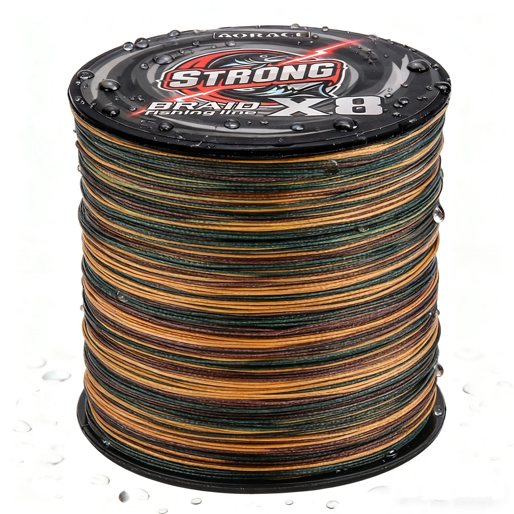 Línea de pesca multifilamento Aorace de 8 tejidos, línea de pesca trenzada de 8 hebras de 300M, línea de PE 15 20 30 40 50 65 80 100LB - imagen 5