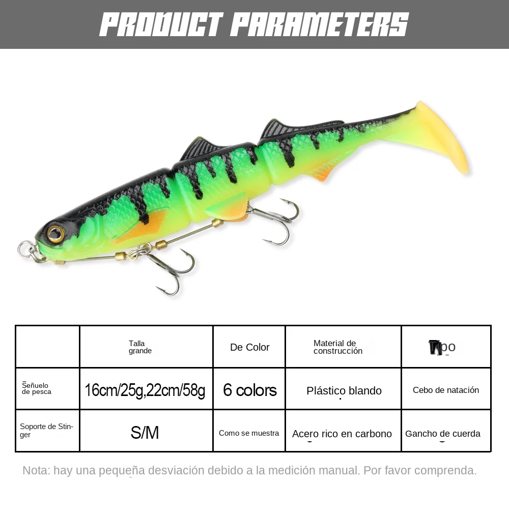 Spinpoler Swimbait 3D – Señuelo blando para depredadores - imagen 3