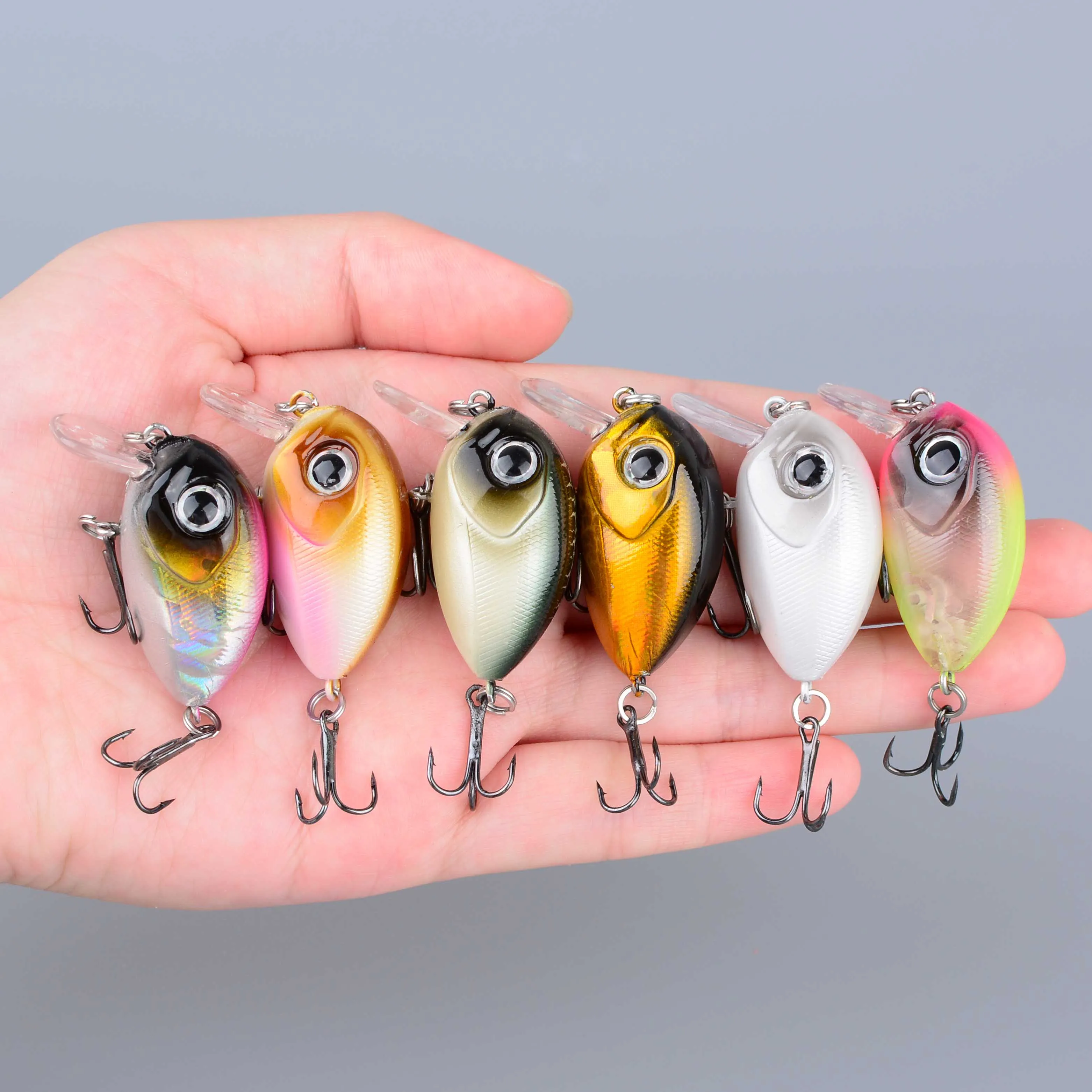 Micro Crankbait flotante Wobbler para arroyos - imagen 3