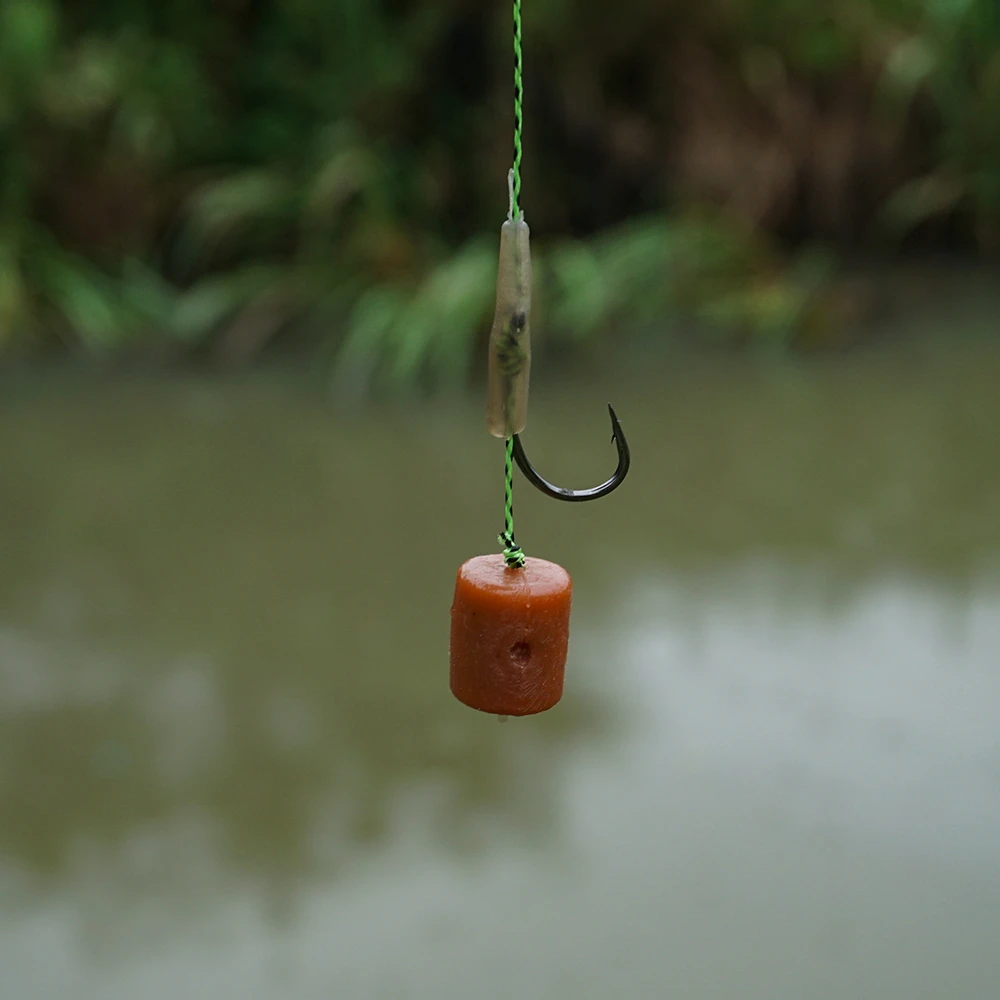 Hirisi 30 Uds cebo suave de silicona flotante agua carpa Señuelos de pesca cebos de goma Artificial accesorios de pesca MA103 - imagen 2