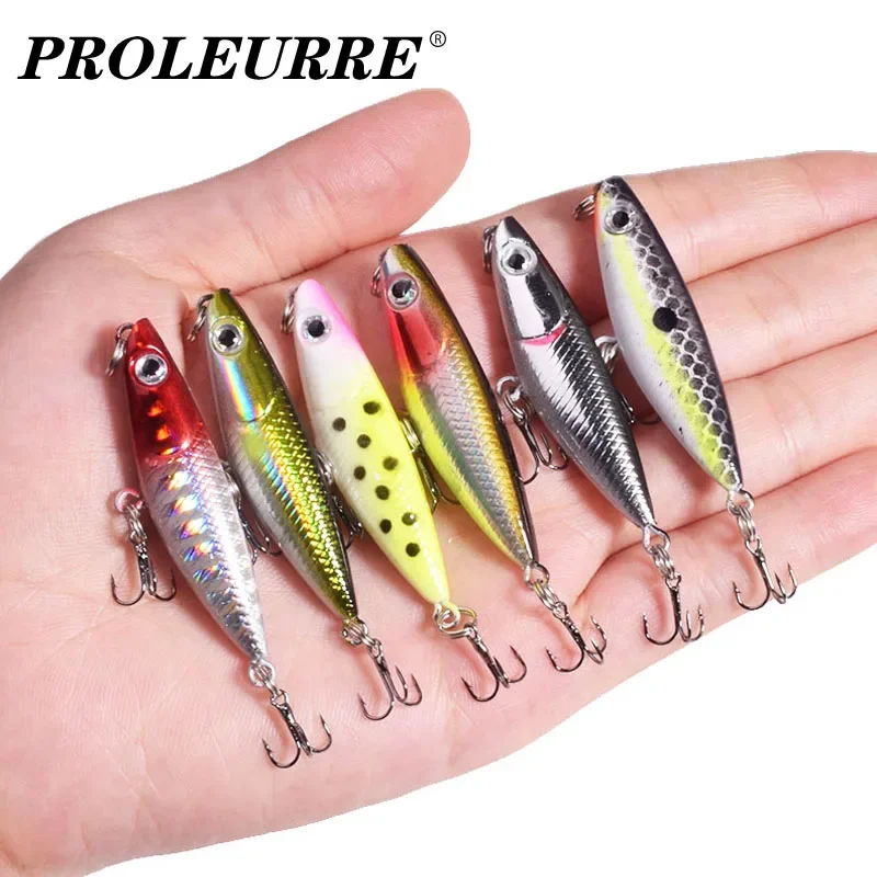 1 unidad Señuelos flotantes en miniatura, 4,5 cm, 1,9 g, Wobblers para pesca en aguas superficiales, Señuelos artificiales para lubinas, carpas, Crankbaits, Tackle - imagen 2