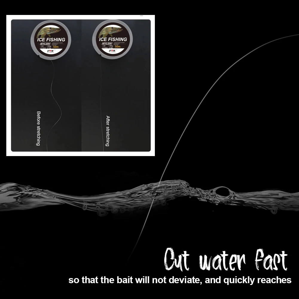NGB Monofilamento pesca súper fuerte – Baja memoria para agua salada - imagen 5