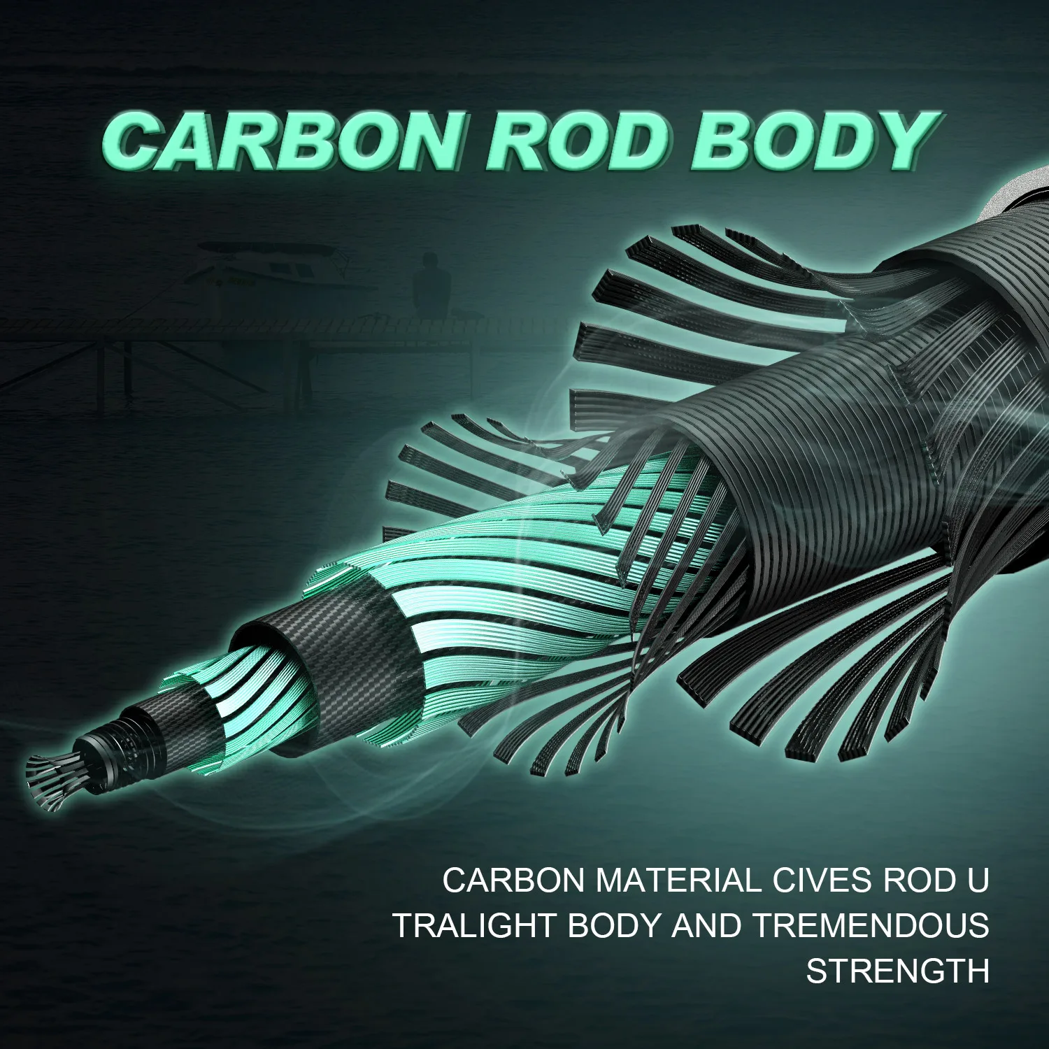 Sougayilang-juego combinado de caña y carrete de pesca, fibra de carbono, 1,8/2,1 m, Kit de relación de engranaje 5,0: 1 para pesca en agua dulce - imagen 3