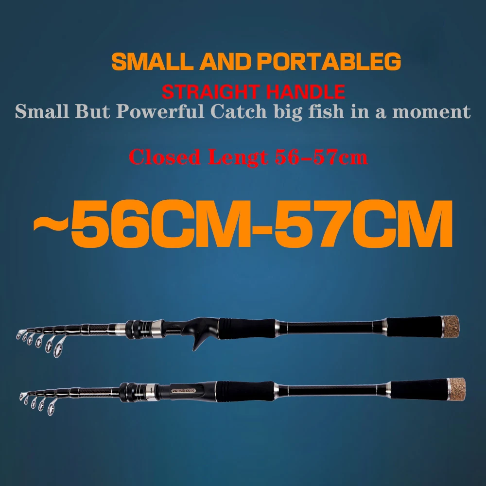 GHOTDA-cañas de pescar giratorias de fundición, 1,8 M, 2,1 M, 2,4 M, 3M, 10-20g MH, acción para trucha Crappie, aparejos de pesca - imagen 5