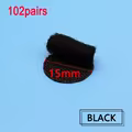 15mm black 102pairs