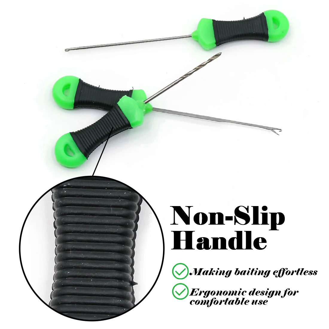 FishTrip-taladro de cebo, aguja de hilo, accesorios de pesca de carpa, juego de agujas Boilie, herramienta UHMWPE, accesorios de línea de Kevlar de acero inoxidable - imagen 4