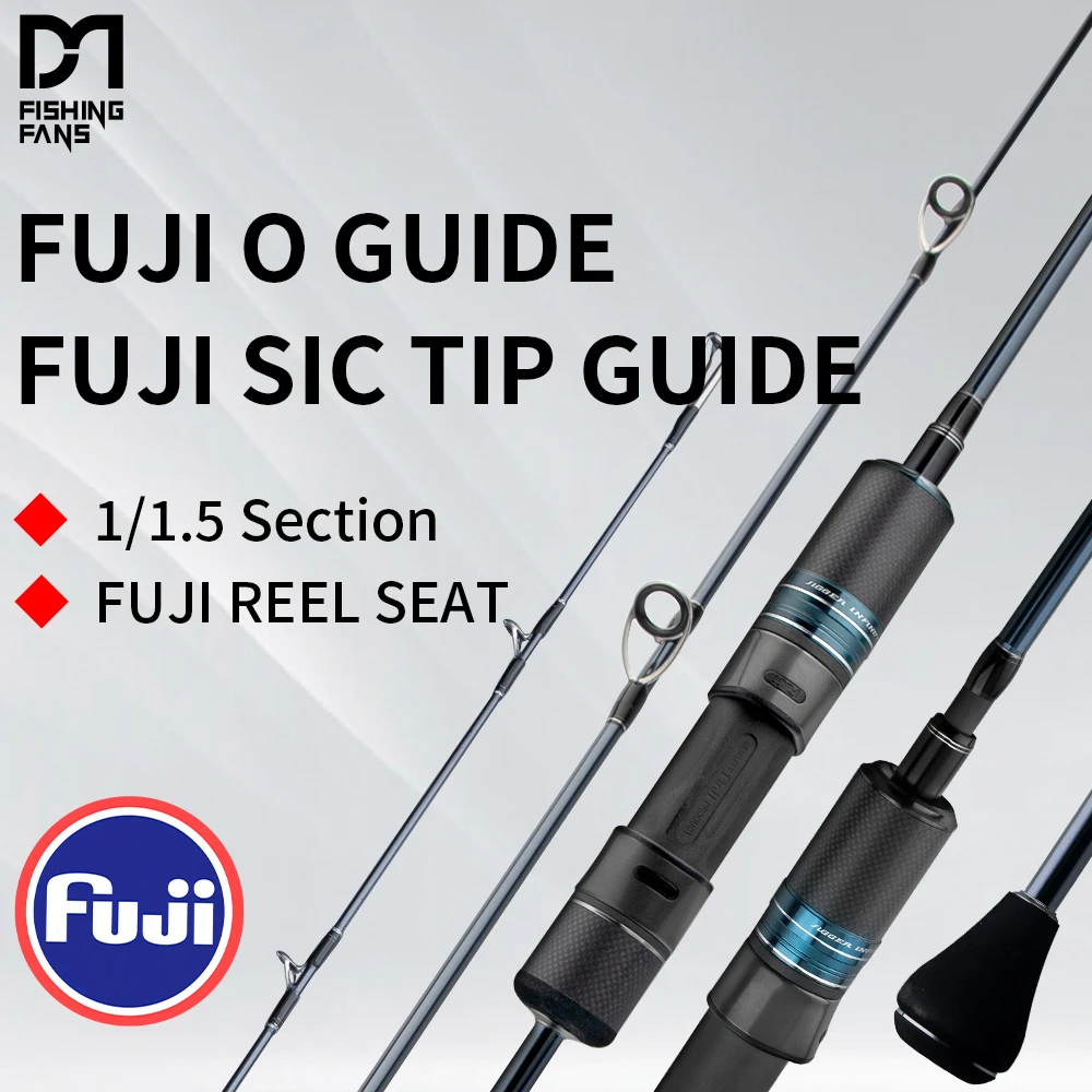 FISHINGFANS varilla jigging lento Fuji carbono
