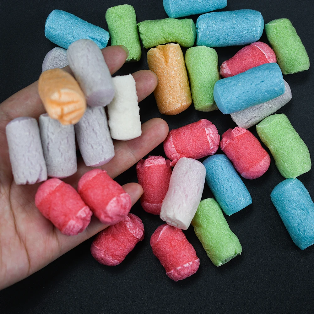 MNFT 50 Uds pepitas PVA disolución de agua espuma emergente antiemaranjes accesorio de pesca de carpa para aparejos de pesca de carpa fundición - imagen 3