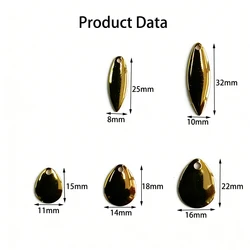 Spinnerbait de cuchara metálica con lentejuelas ruidosas para lubina