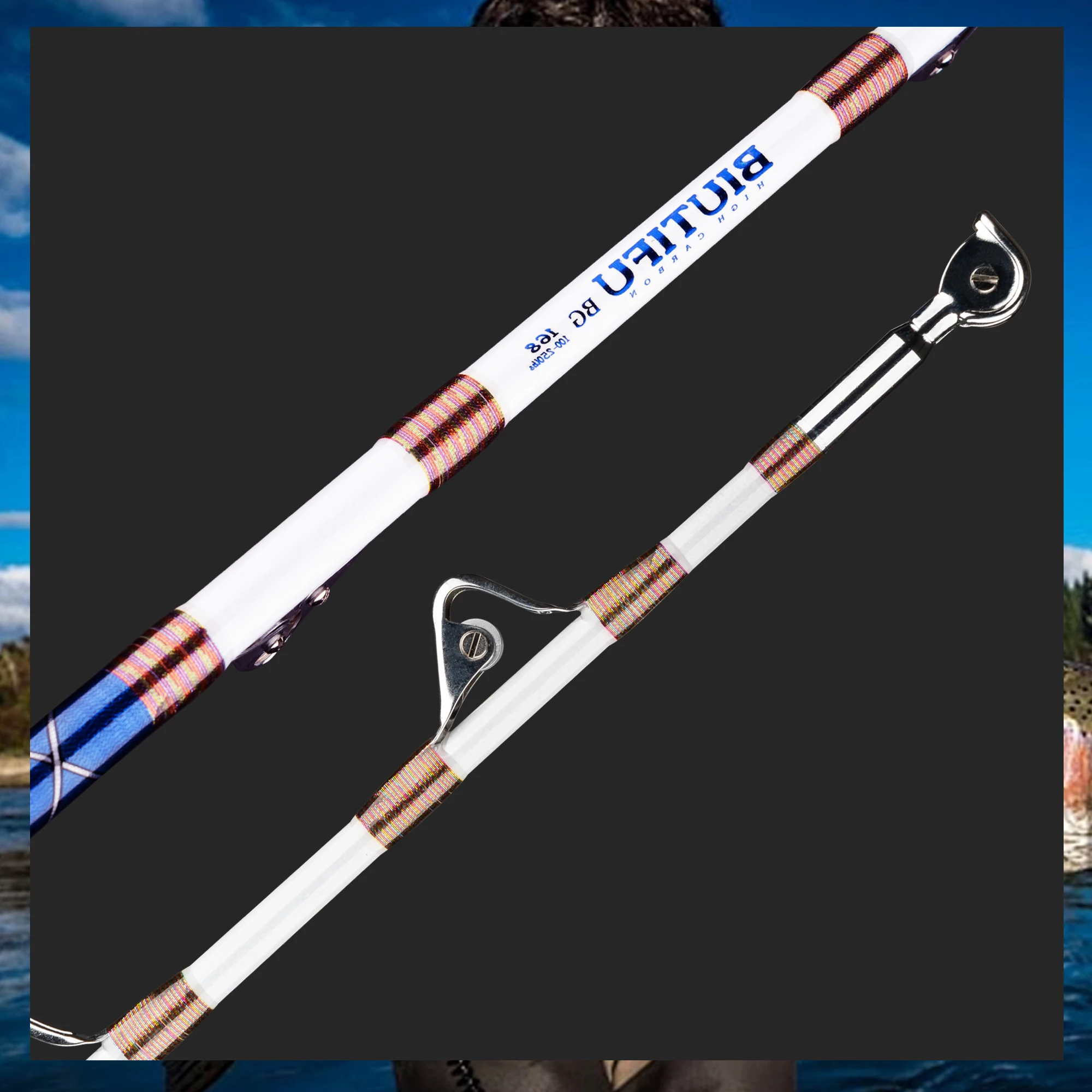 Cañas de Jigging BIUTIFU de carbono para mar, 1,65 m - imagen 3