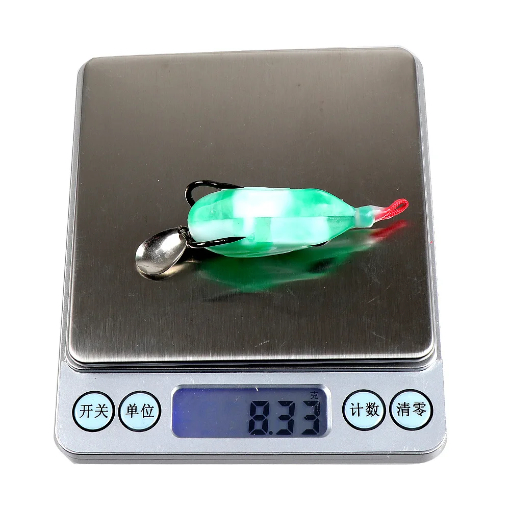 Señuelo de pesca de rana suave, anzuelo de agua superior, 4,5 cm/8g - imagen 4