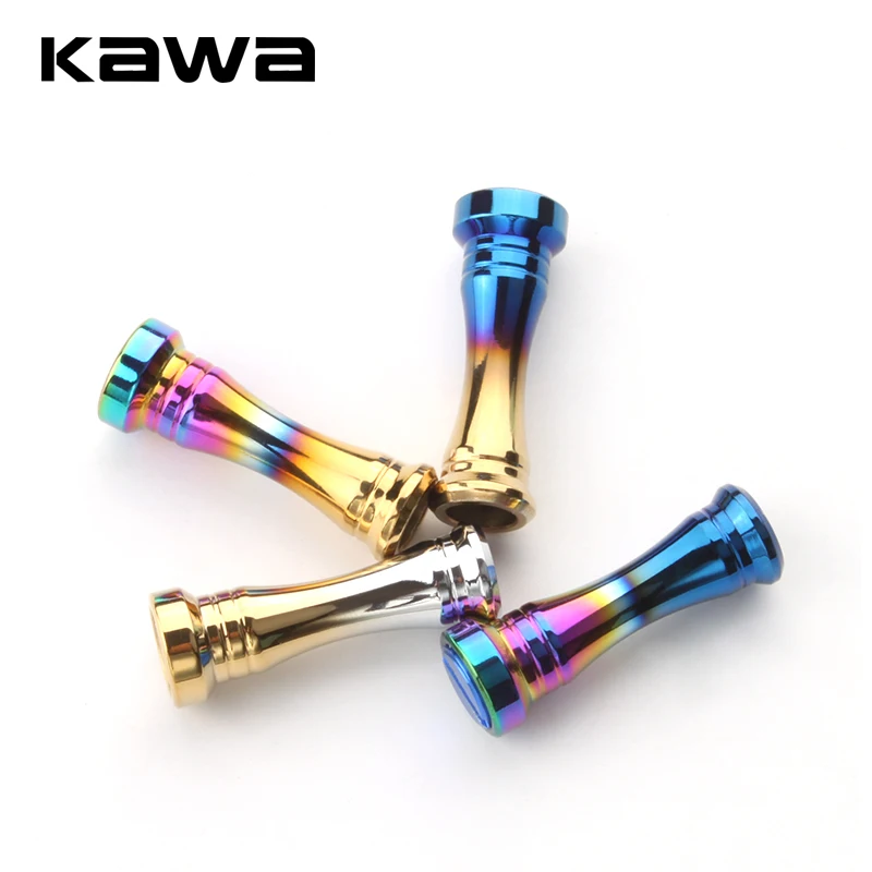 Kawa-perilla de mango de aleación de titanio para carrete de pesca, accesorio para carrete de pesca, 2 unidades, DIY - imagen 4