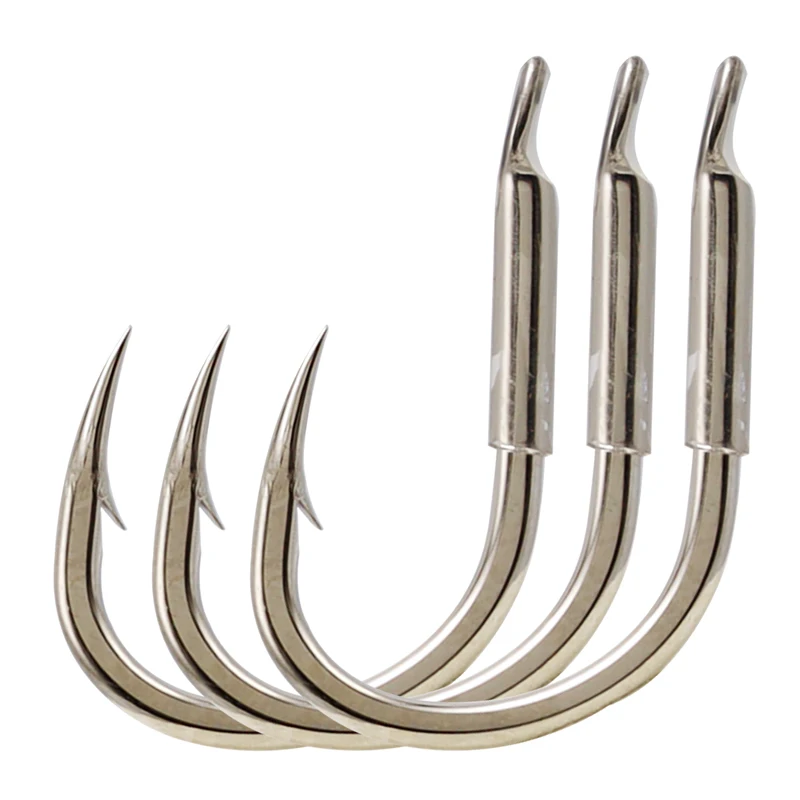 ZYZ-anzuelos de pesca reforzados, anzuelos grandes de acero de alto carbono, 7 tamaños, púas afiladas, carpa, esturión, 10 ~ 20 unids/lote por bolsa - imagen 3