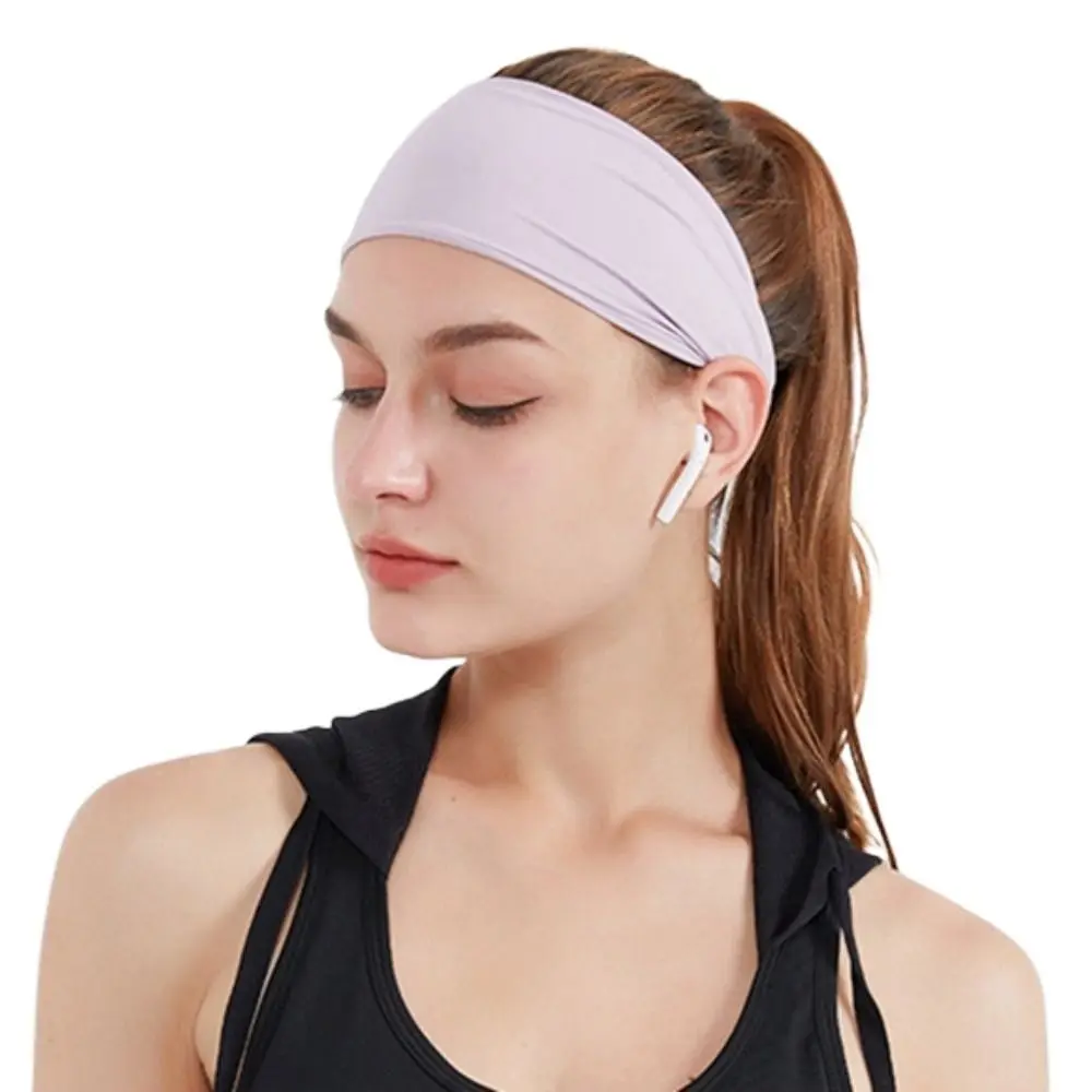 Diademas de Yoga elásticas que absorben la humedad, banda para el sudor transpirable para absorber el sudor, banda para el cabello de Yoga refinada y duradera, entrenamiento de Yoga - imagen 4