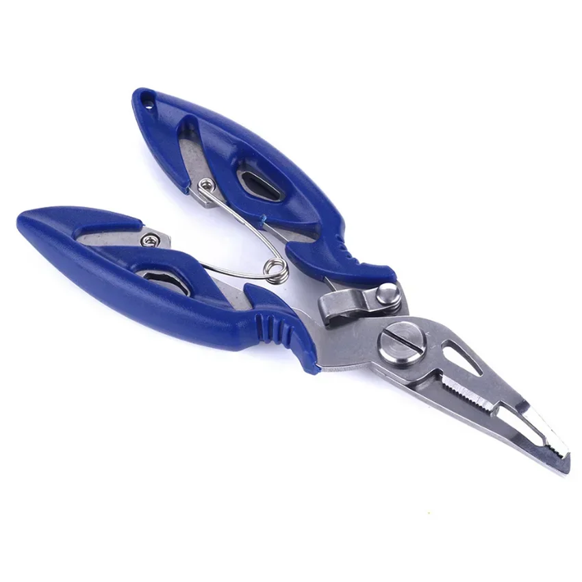 Alicates de pesca, tijera, línea trenzada, cortador de señuelo, removedor de anzuelos, herramienta de aparejos de pesca, pinzas para cortar pescado, tijeras multifunción - imagen 5