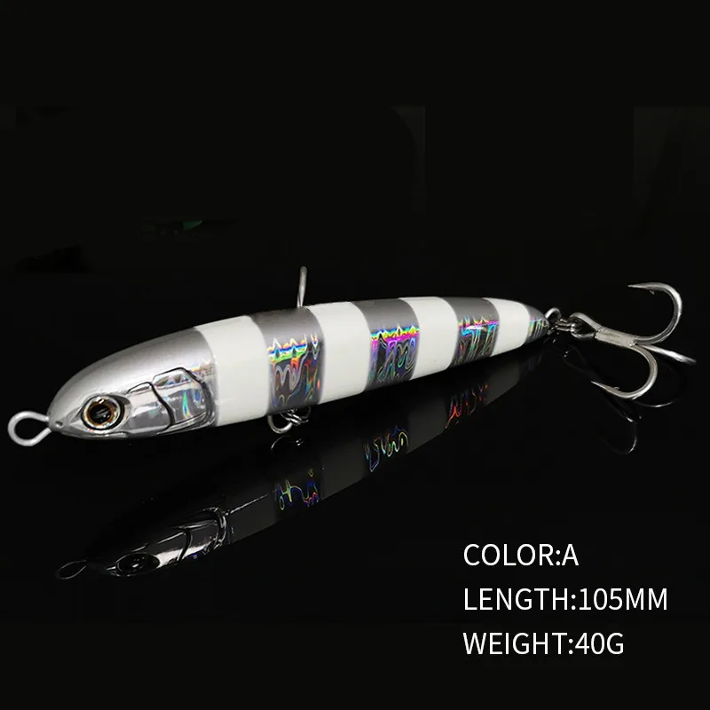 KMRESA señuelo tipo lápiz hundidor agua salada Kingfish Amberjack - imagen 3