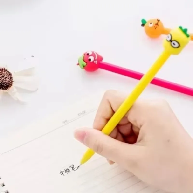 Bolígrafo Frutas Dibujos Animados – Tinta neutral 0.5 mm para firma - imagen 5