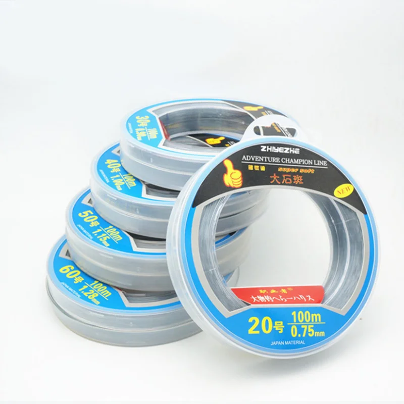 ZYZ-sedal de pesca de carbono, hilo de pesca de 100m, seda Original japonesa, resistente al desgaste, para agua dulce y marina, 0,75-1,28mm - imagen 5