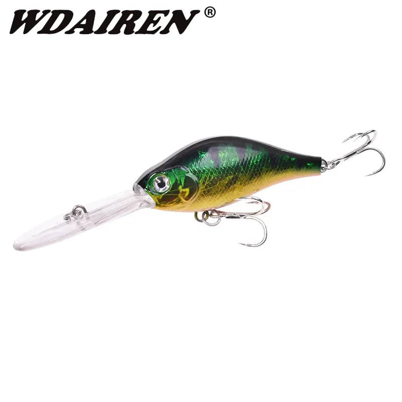 Señuelo de pesca con manivela, 1 unidad, 10,5 cm, 15g, Isca Minnow Wobblers, Crankbait Swimbaits, cebo Artificial para carpa, lubina, aparejos de pesca - imagen 2