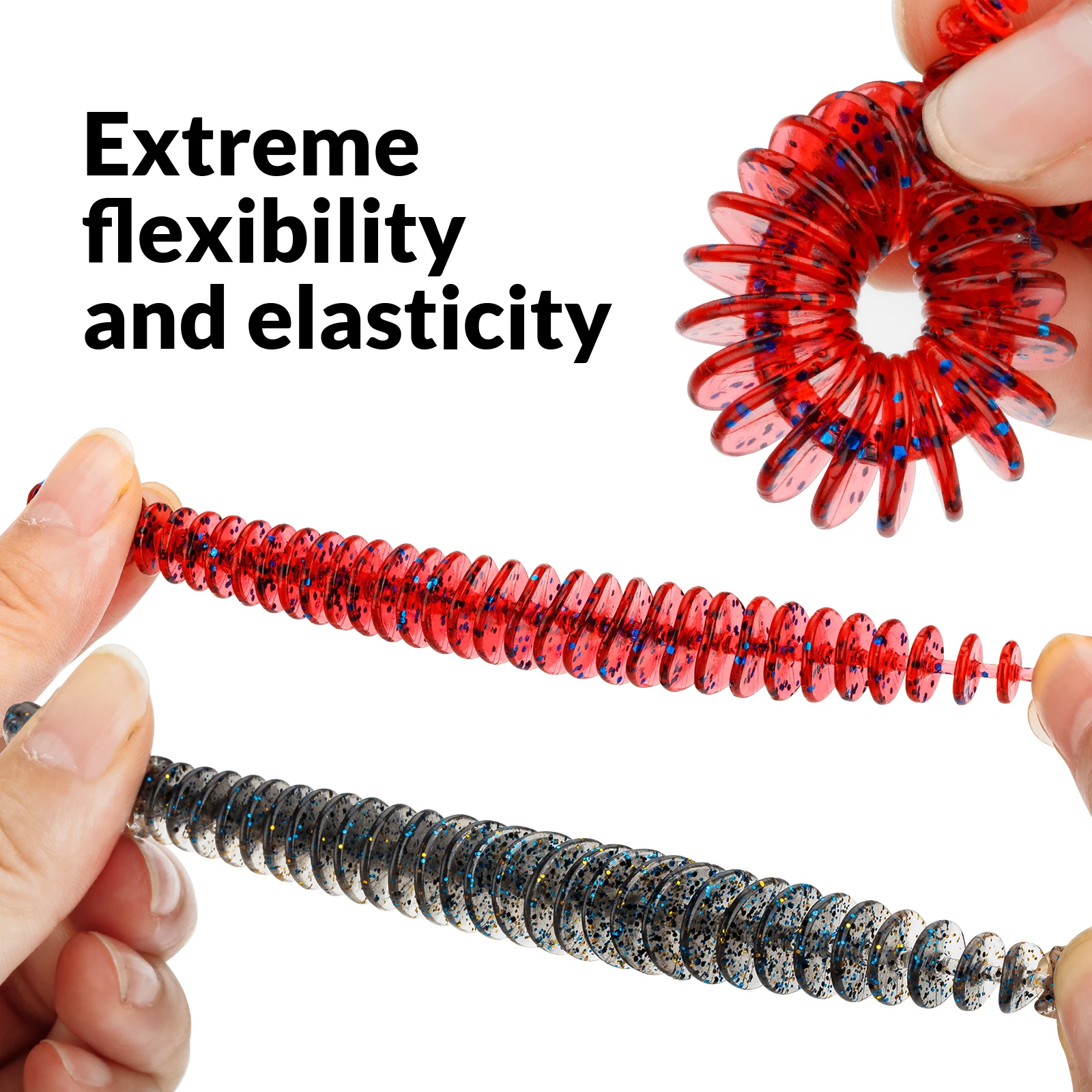 8/10 Uds Wobbler cebos de gusano blandos 80mm 100mm Señuelos blandos de pesca nimbaits de silicona para carpa lubina pesca de Lucio cebo Artificial - imagen 5