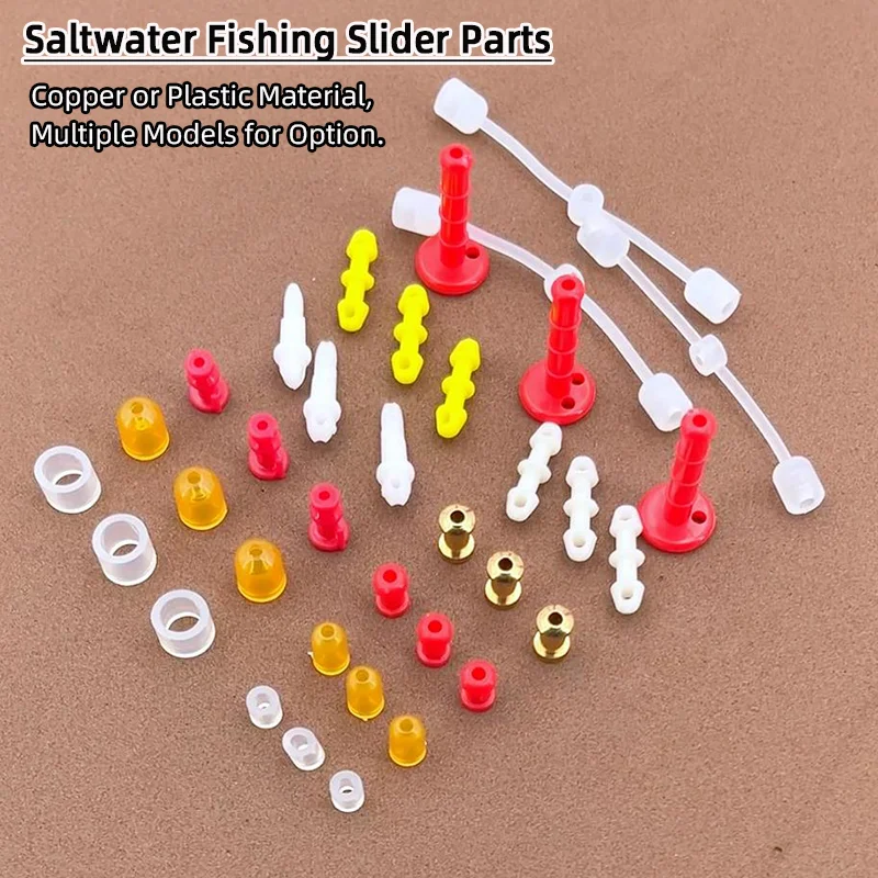 Wifreo 300 Uds. Piezas deslizantes de pesca de agua salada Jig sonajero Correa Snapper Spinnerbait faldas de silicona piezas fijas aparejos de pesca - imagen 2