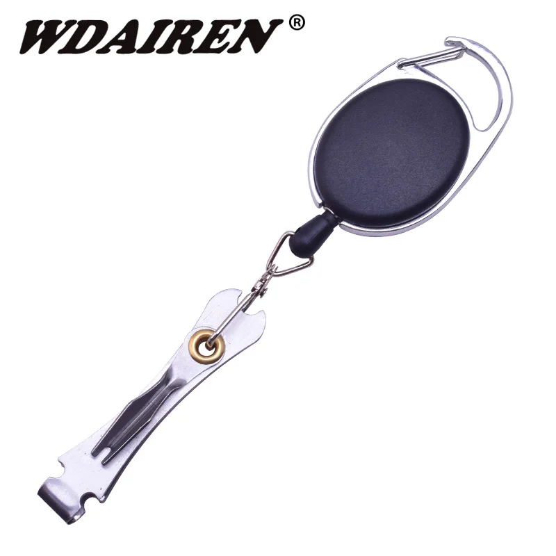 Herramienta de nudo rápido para pesca con mosca, anzuelo profesional, anudador de uñas, tijeras, afilador de anzuelos con Retractor Zinger PR-550 - imagen 5