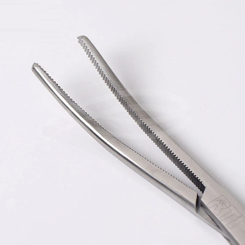 Alicates hemostáticos RTI – Pinzas curvas de acero inoxidable para pesca - imagen 2