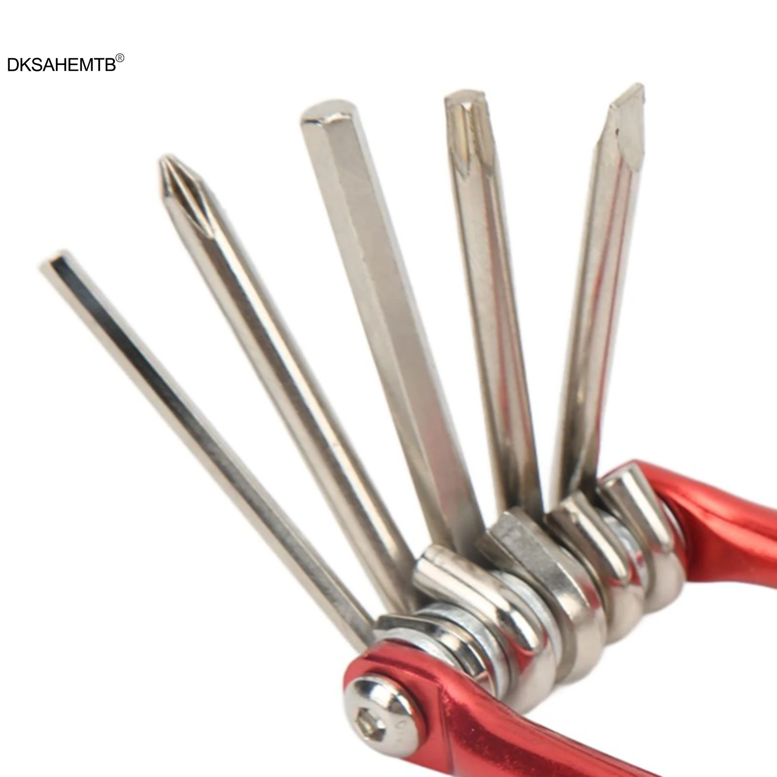 Herramientas de combinación de reparación de bicicletas multifunción, aleación de aluminio duradera, herramienta de mantenimiento de MTB con cortador de cadena, accesorios de ciclismo - imagen 5