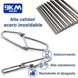 Clip Quick Change de Acero Inoxidable para Señuelos Crankbait Duradero
