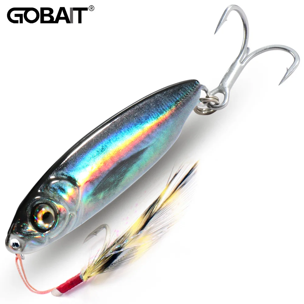 Jig Metálico GOBAIT – Señuelo Hundido con Ojo 3D y Anzuelos Triples - imagen 4