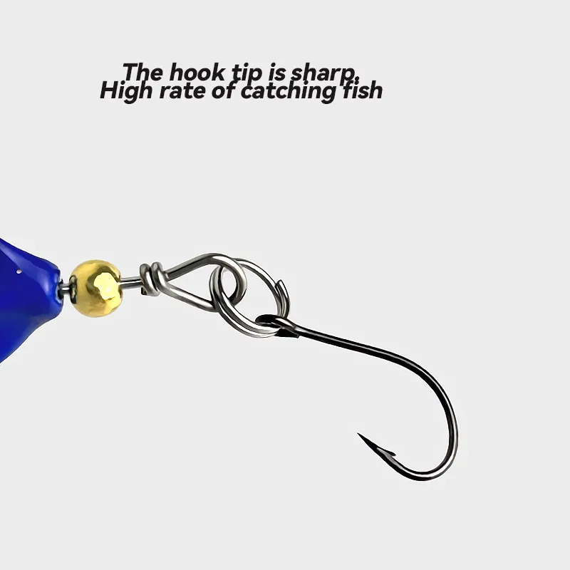 Bazooka Swimbait 72mm 3,5g – Perla roja para trucha y lucio - imagen 3