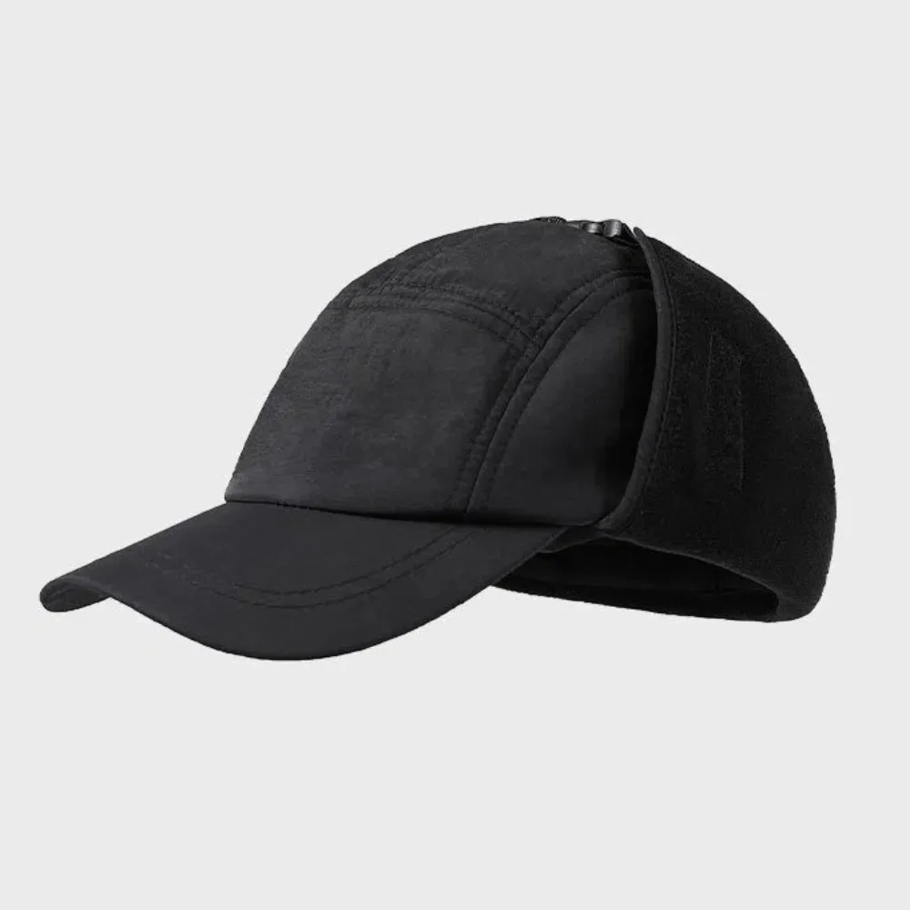 Gorro en color gris, vista lateral