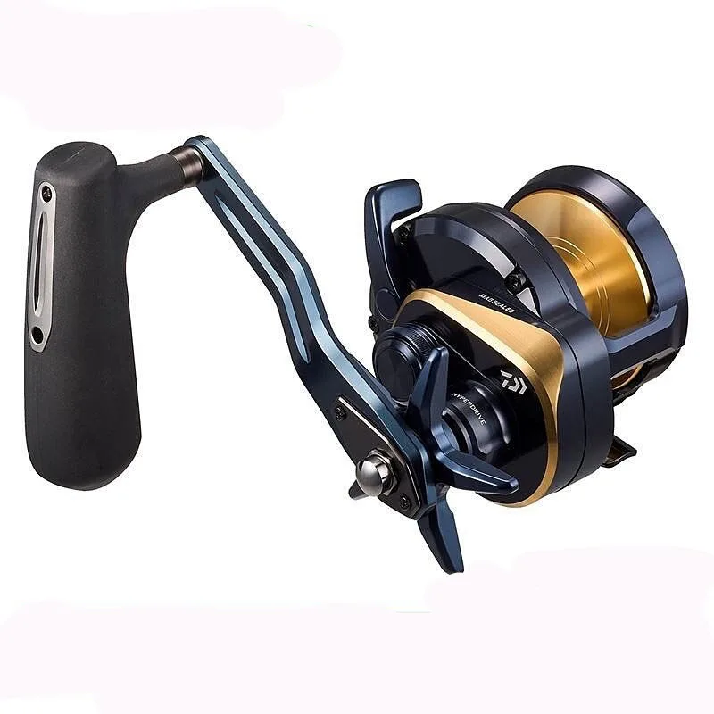 Saltiga Jigger 35HL Carrete para pesca en mar – Rueda de tambor - imagen 2