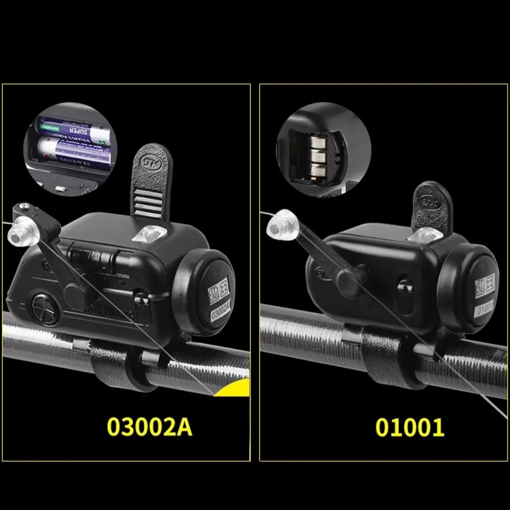 Alarma inalámbrica de picada para carpas, luces LED y aviso sonoro - imagen 2