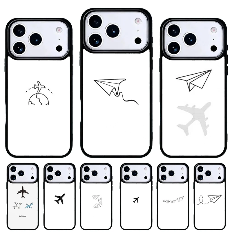 Funda para iPhone con diseño de avión – carcasa trasera